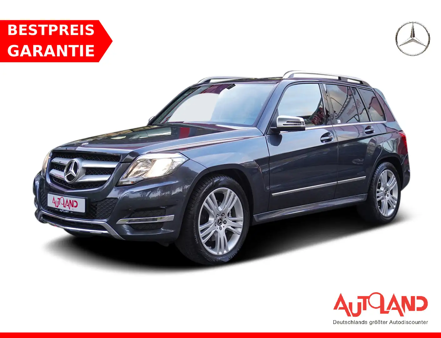 Mercedes-Benz GLK 220 CDI 4Matic AHK Navi Kamera USB PDC Sitzhei Grijs - 1
