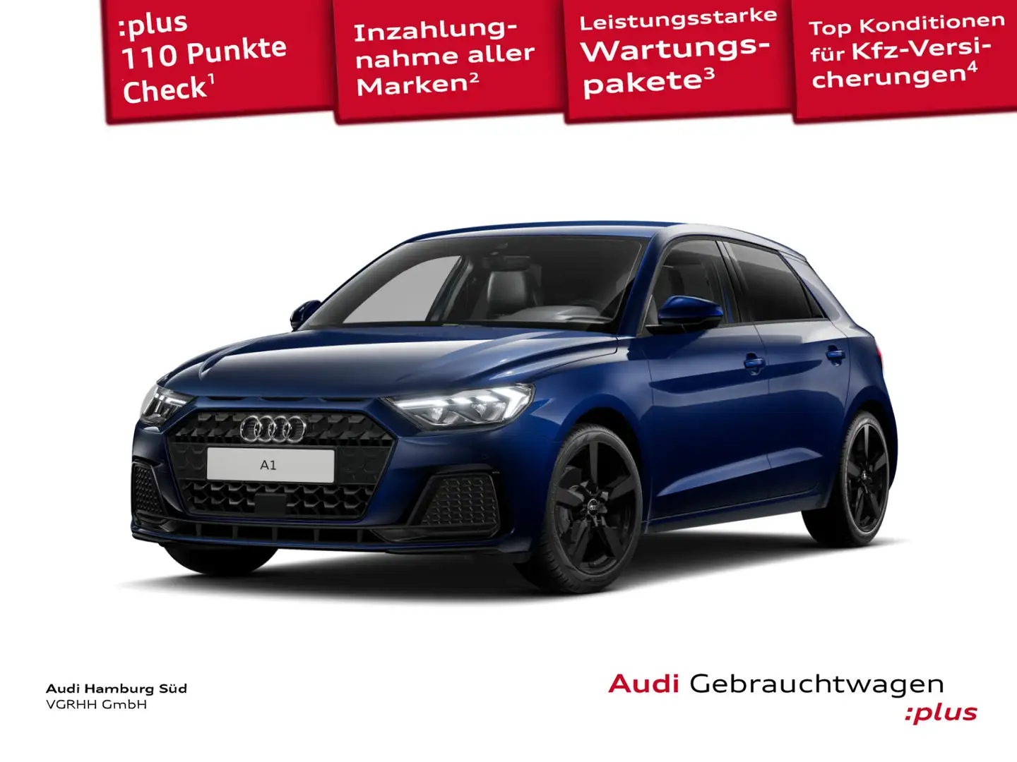 Audi A1 35 TFSI adv. S tronic S LINE/SONOS Blau - 1