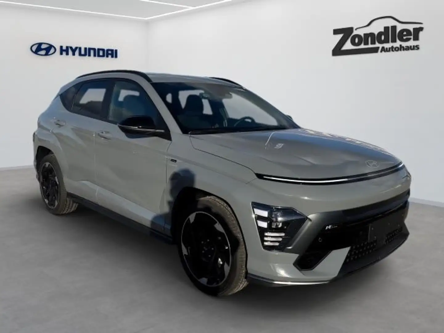 Hyundai KONA 65,4kWh N-Line el. Heckklappe Grau - 2