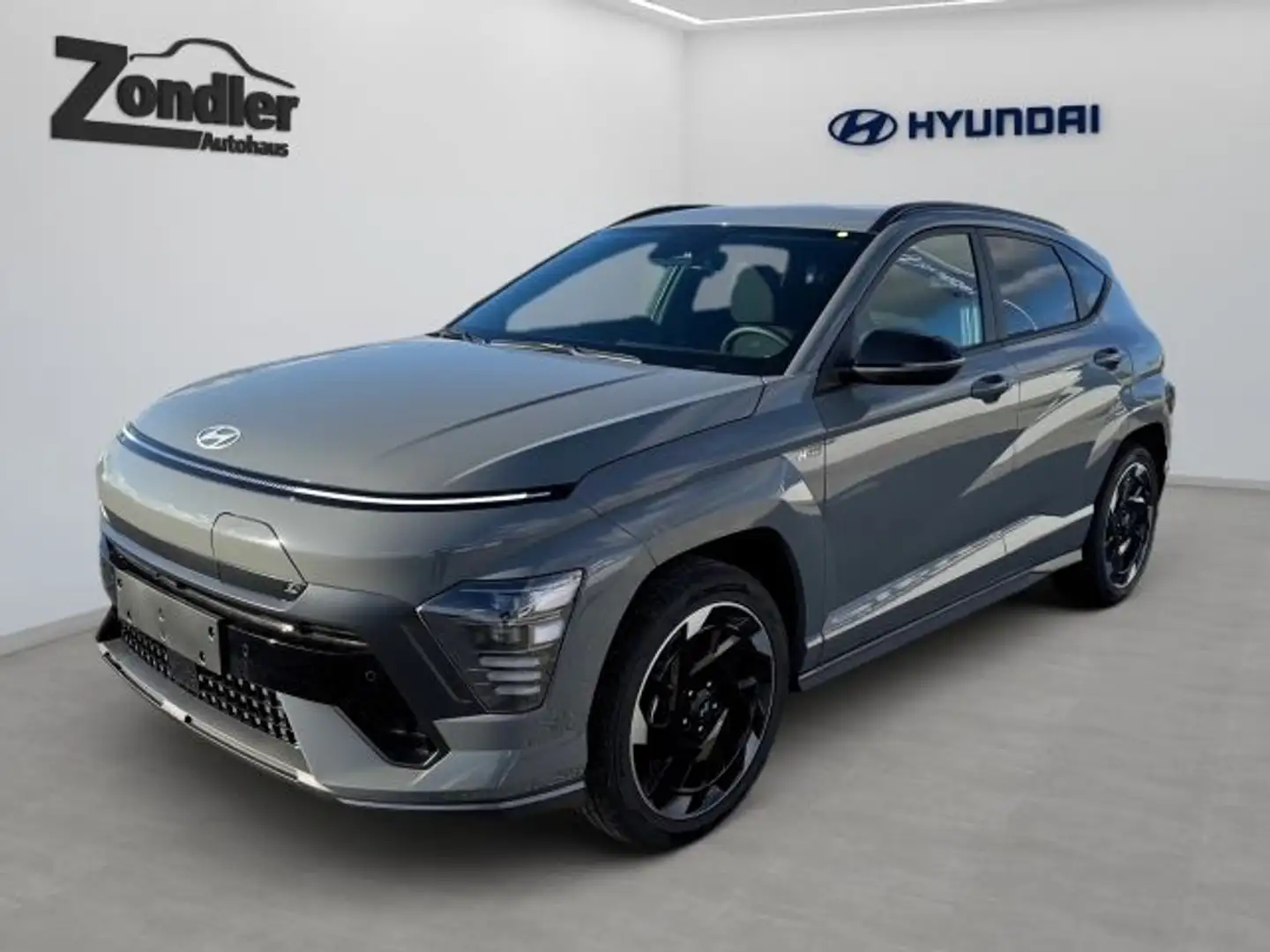 Hyundai KONA 65,4kWh N-Line el. Heckklappe Grau - 1