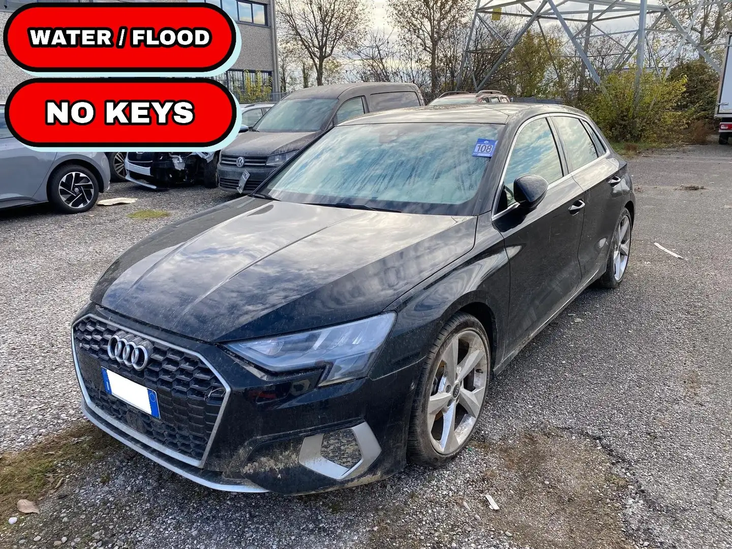 Audi A3 Sportback 30 2.0 tdi ALLUVIONATA Noir - 1