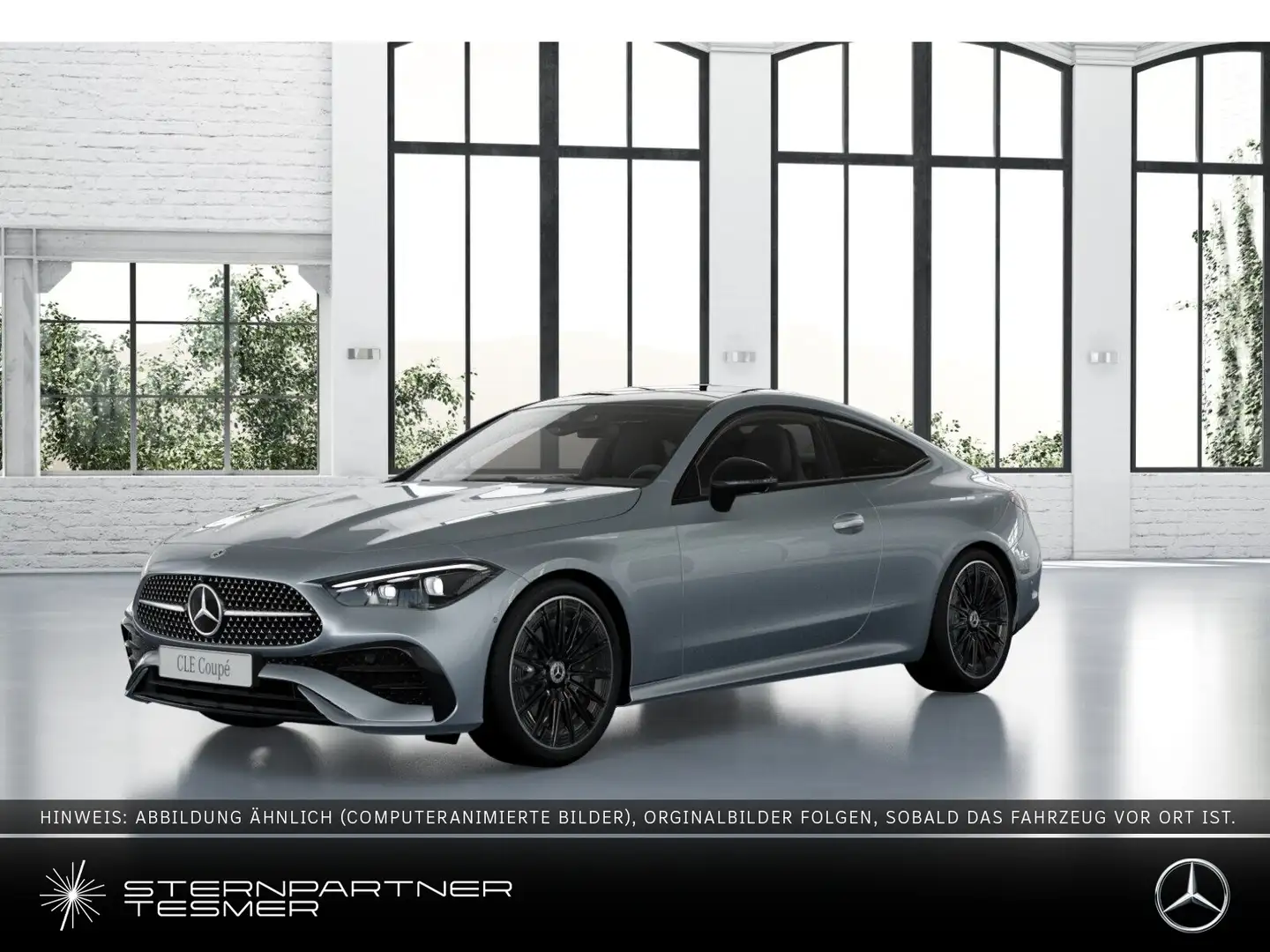 Mercedes-Benz CLE 450 4M Coupé AMG+DIGITAL+DISTR+HuD+NIGHT Silber - 1