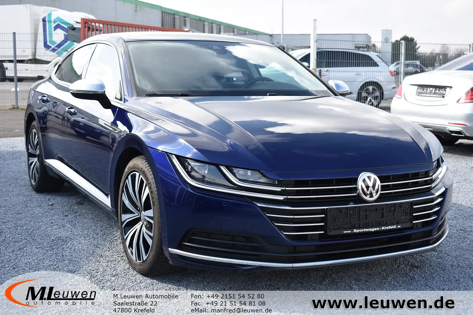 Volkswagen Arteon 2.0 TDI Elegance *PANORAMA*LEDER*NAVI*VC*CAM*LED* Blau - 2