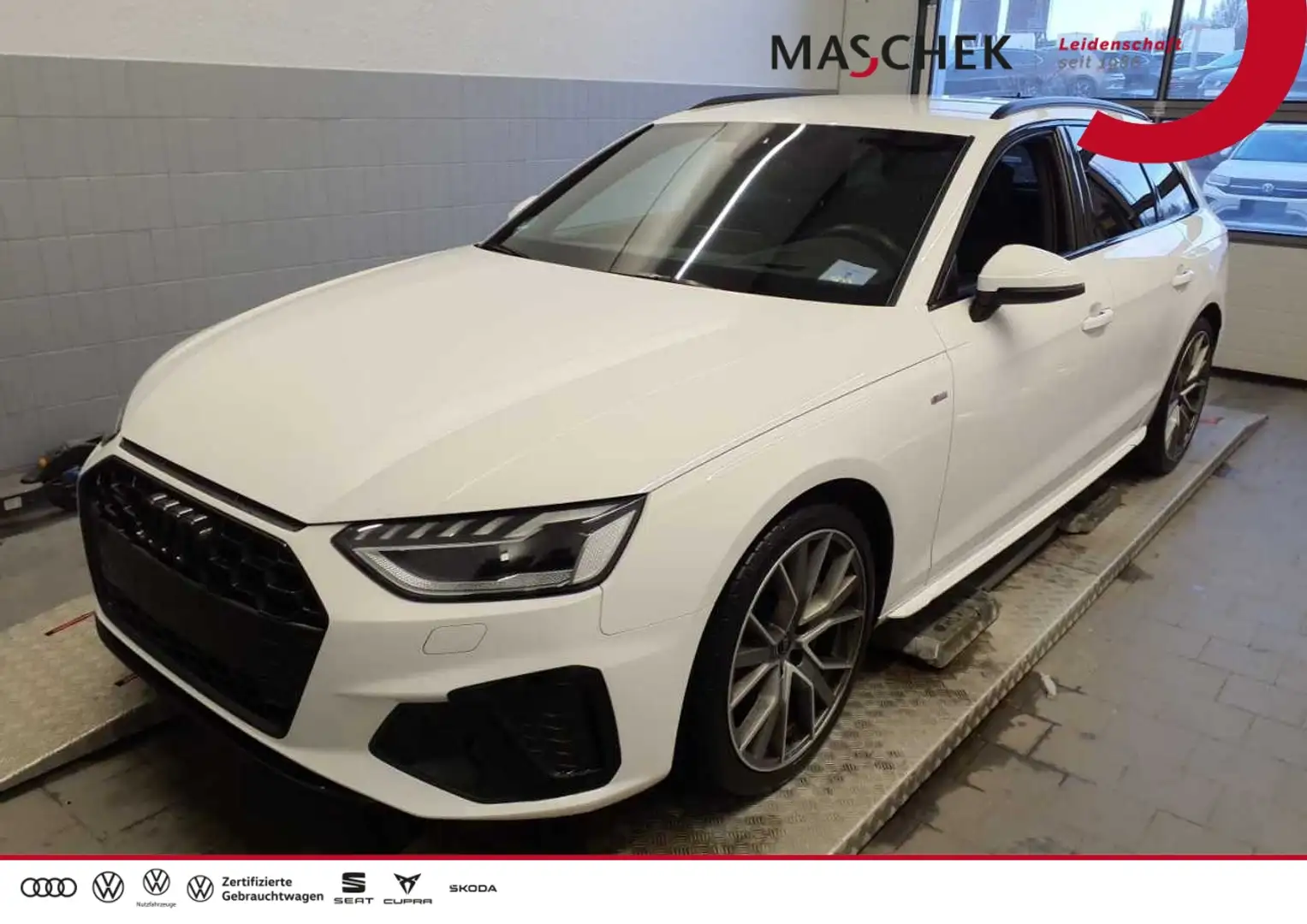 Audi A4 Avant S line 40TDI quatt 2x S line Matrix Black Na Weiß - 1