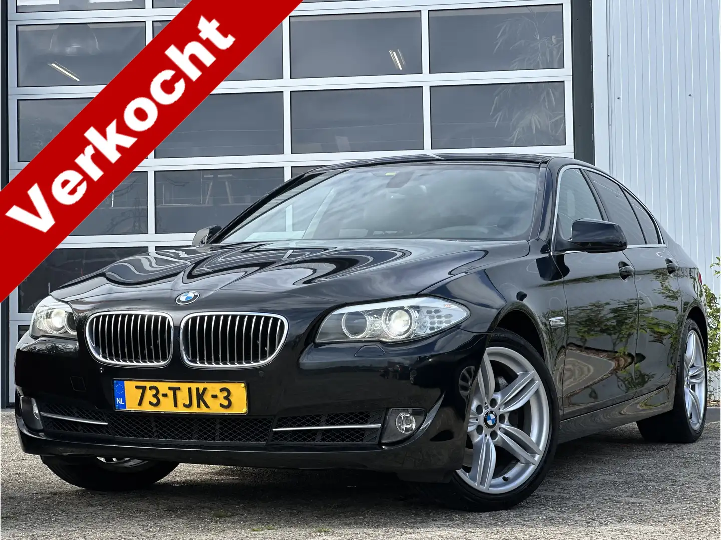 BMW 528 5-serie 528i High Executive M Sportpakket 245PK | Negru - 1