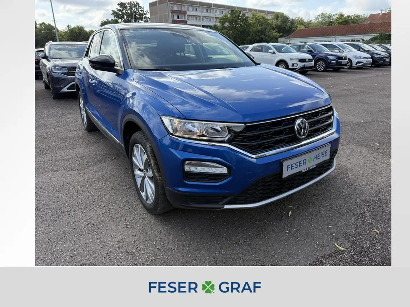 Volkswagen T-Roc Style 1.6 TDI Navi/Lane Assist/Klima/ISOFIX Blau - 1