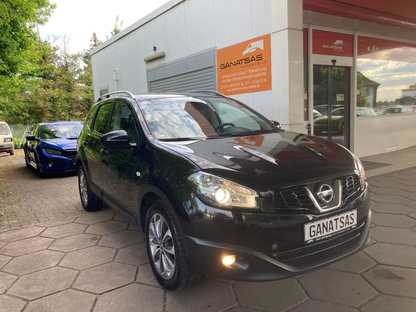 Nissan Qashqai +2 Tekna -Leder-Pano-Kupplung Neu Schwarz - 1