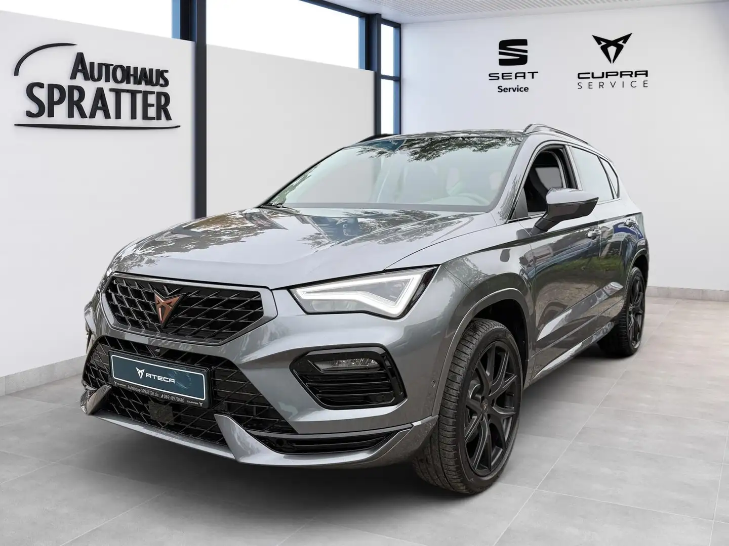 CUPRA Ateca 2.0 TSI DSG 4Drive NAVI ACC AHK SHZ Kamera Gris - 1