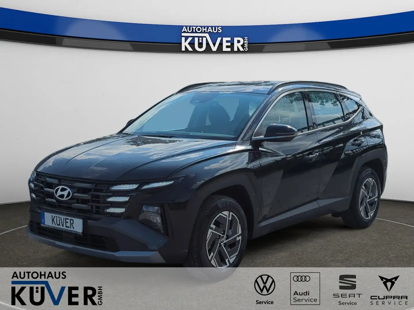 Hyundai TUCSON Maxx 1,6 T-GDi Navi+GRA+Shzg.+LED+PDC Schwarz - 1