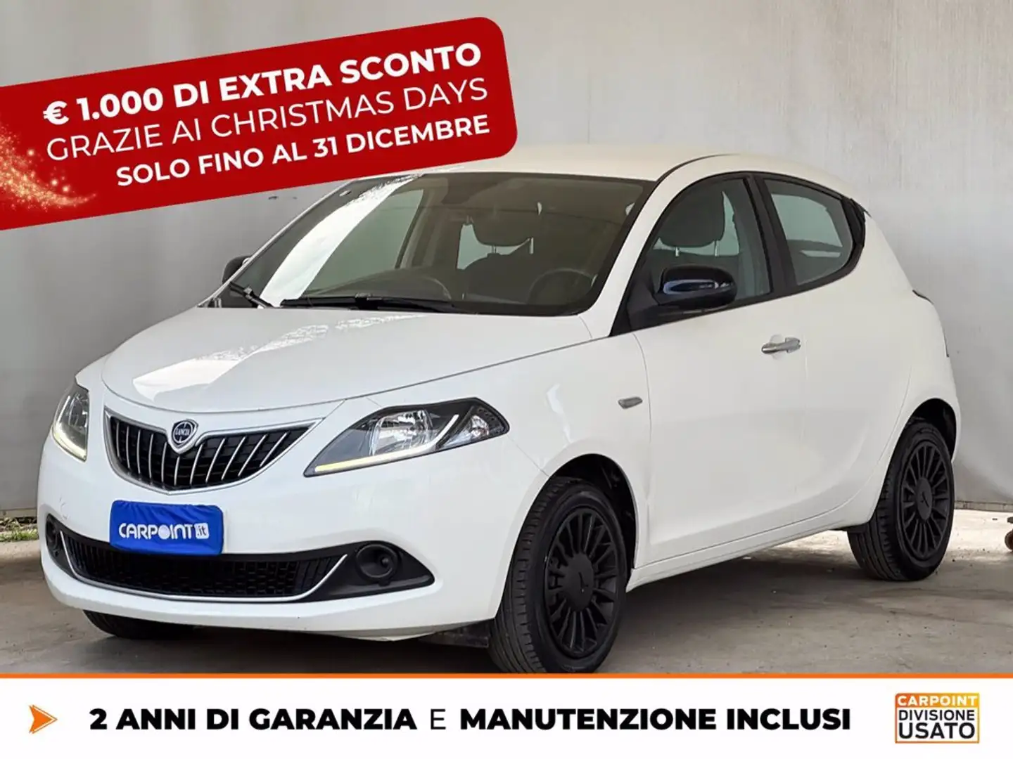 Lancia Ypsilon 1.0 firefly hybrid silver s&s 70cv Bianco - 1