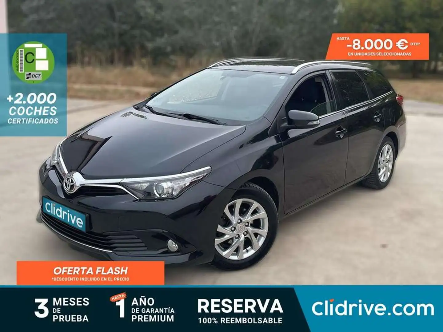 Toyota Auris 120T Active Negro - 1