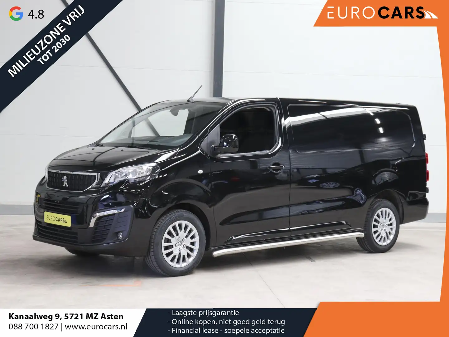 Peugeot Expert 2.0 145pk L3 Automaat Airco Navigatie Cruise contr Zwart - 1