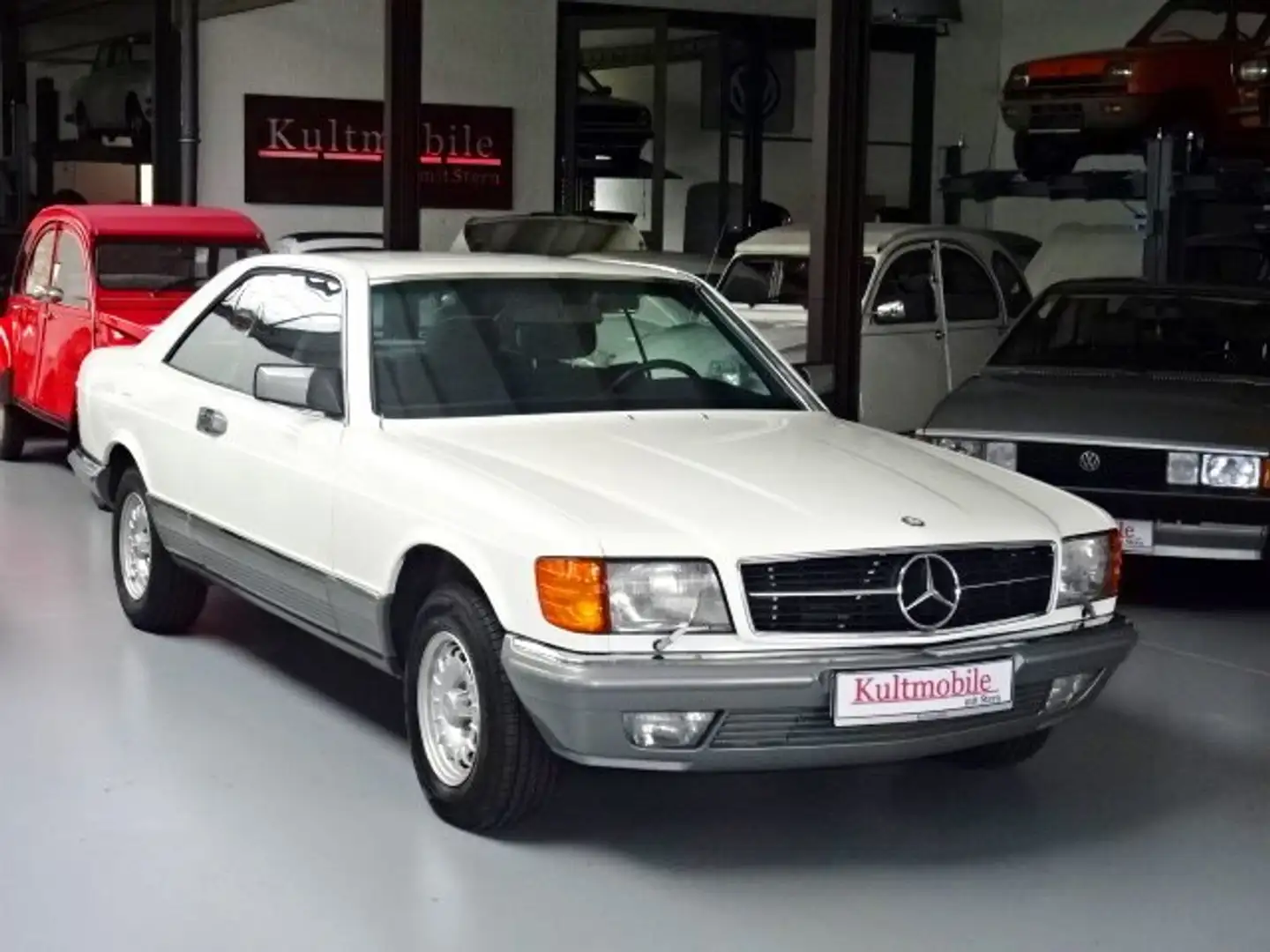 Mercedes-Benz 500 SEC, orig. 72.000 km Weiß - 1