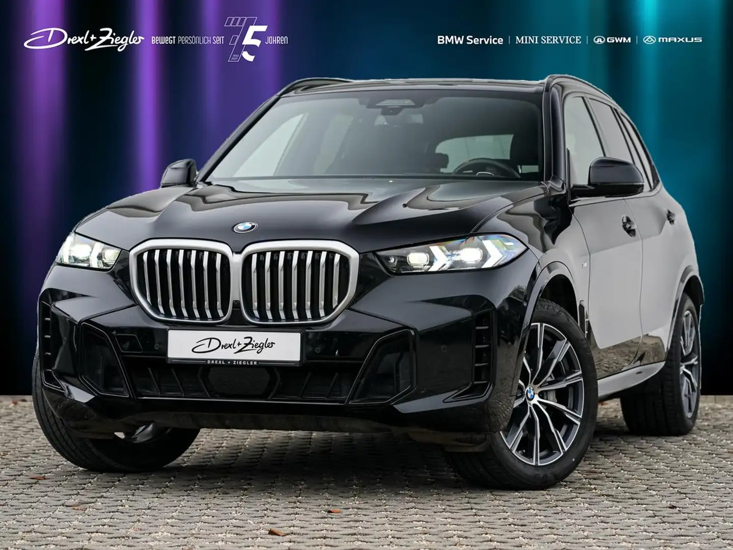 BMW X5 xDrive30d M Sport ACC AHK PANO K360° H&K KoZg Schwarz - 1