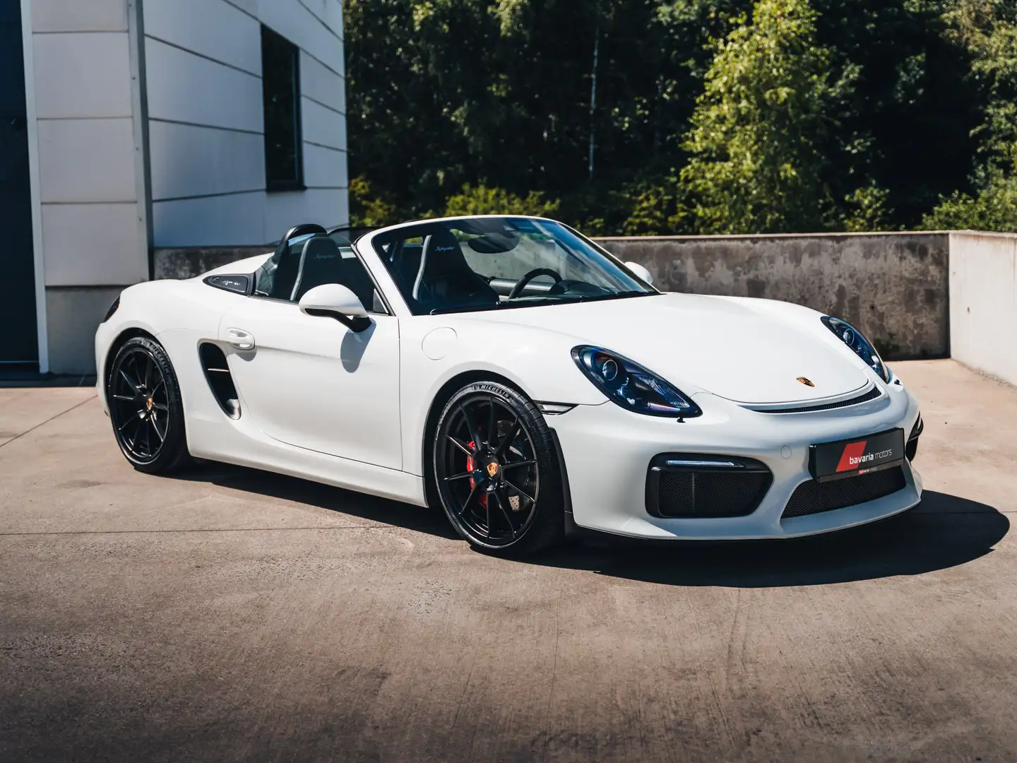 Porsche Boxster Spyder / Manual / Pure White Wit - 1