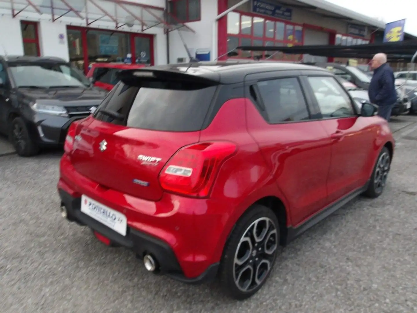 Suzuki Swift Sport 1.4 Hybrid 144cv - Tetto NERO - 34.000km Rosso - 2