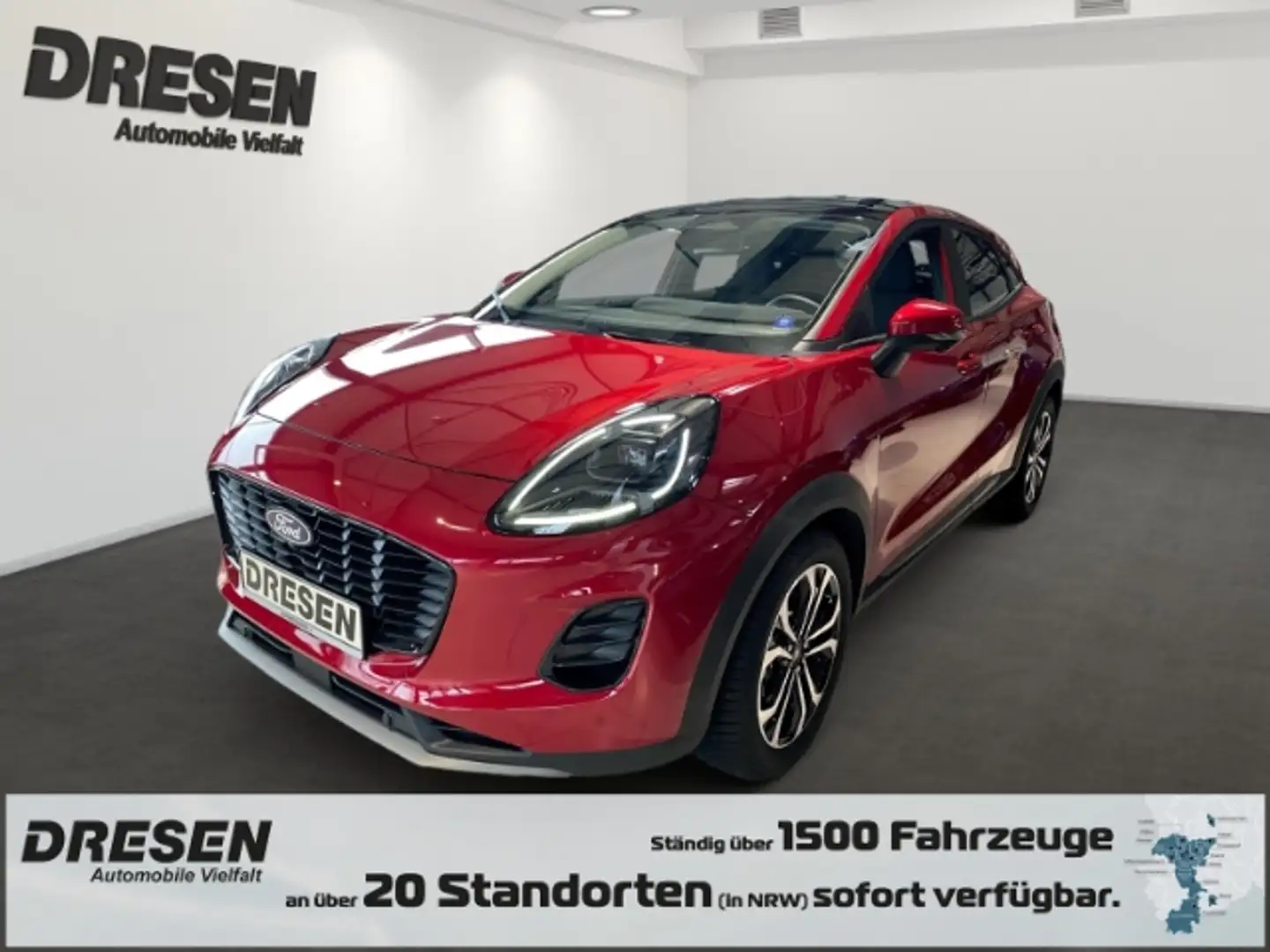 Ford Puma 1.0 EcoBoost Titanium /Parklenkass/beheizb. Fronts Rot - 1