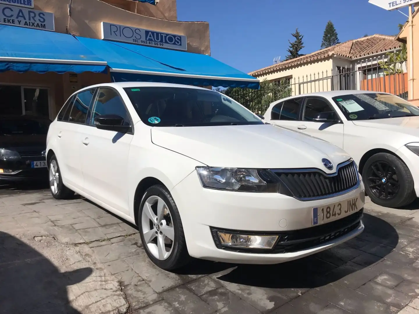 Skoda Rapid/Spaceback 1.4TDI Like DSG Blanc - 1