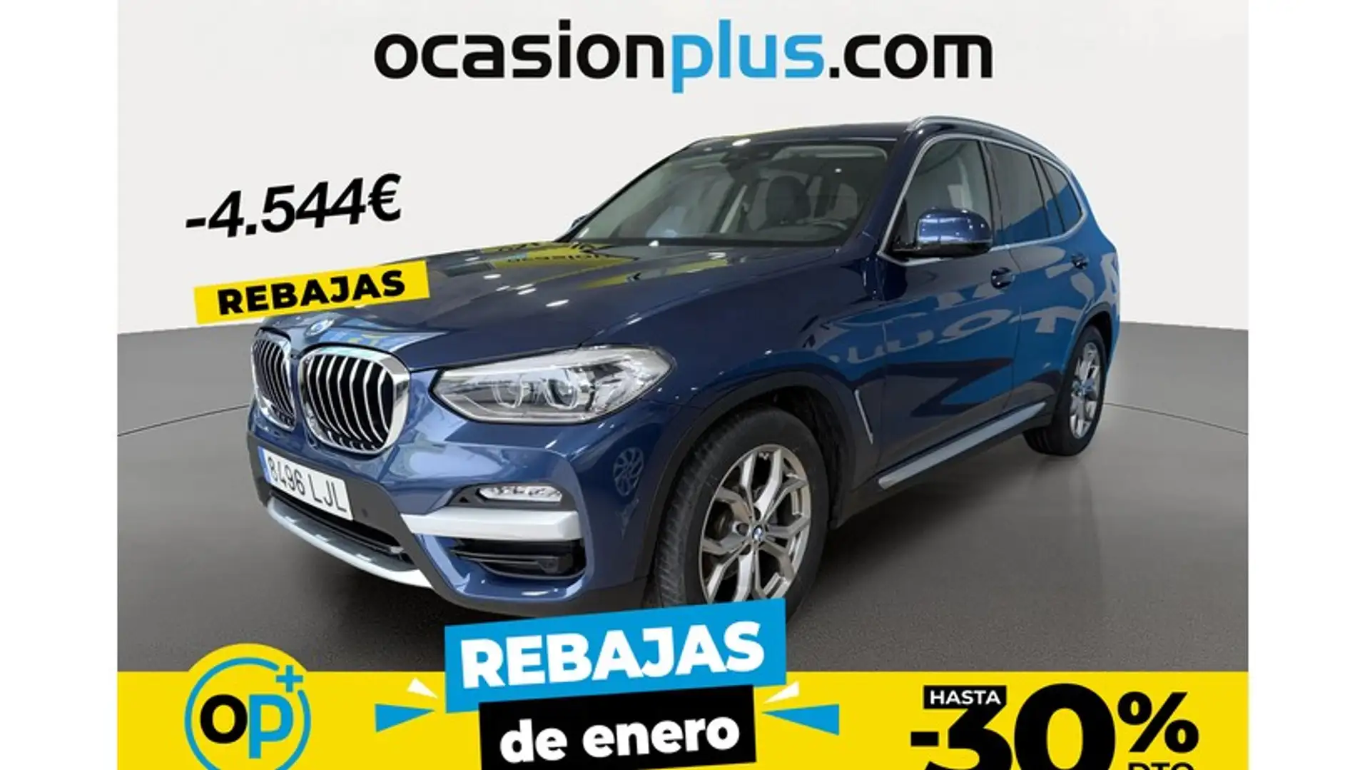 BMW X3 xDrive 20dA Bleu - 1