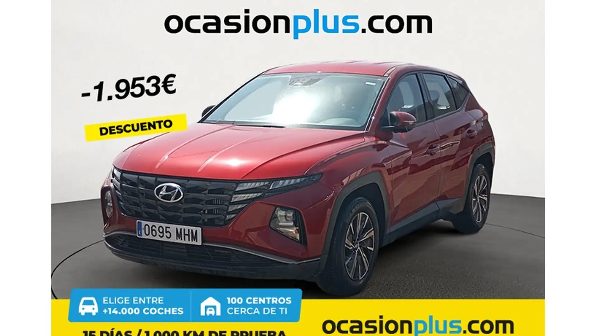 Hyundai TUCSON 1.6 TGDI Klass 4x2 Rood - 1