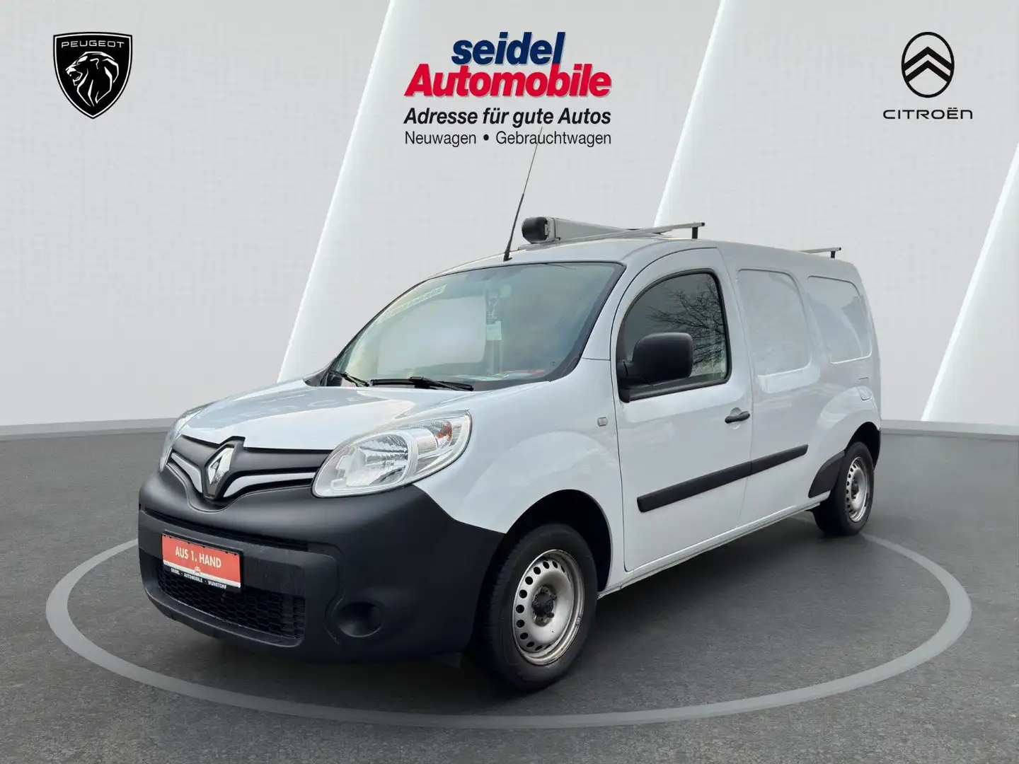 Renault Kangoo Maxi Extra KAWA, 1.Hand, Klima, PDC,BOX Blanc - 1