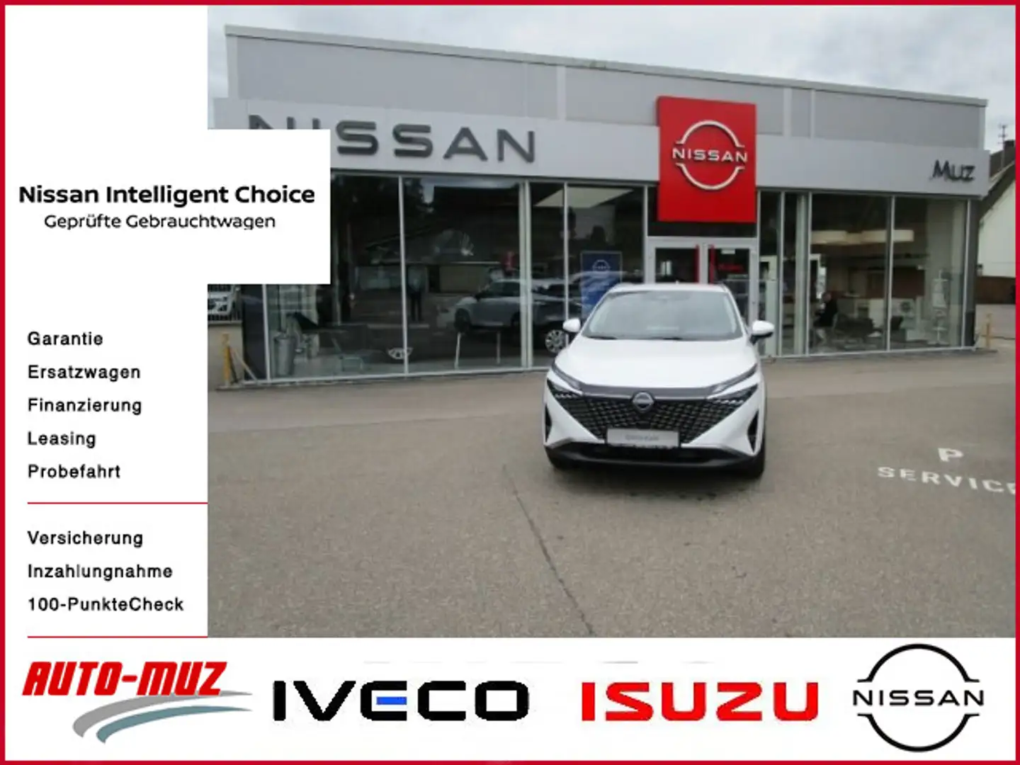 Nissan Qashqai QASHQAI MY24 1.3 DIG-T MHEV 140 PS MT 4x2 N-Conn Weiß - 1