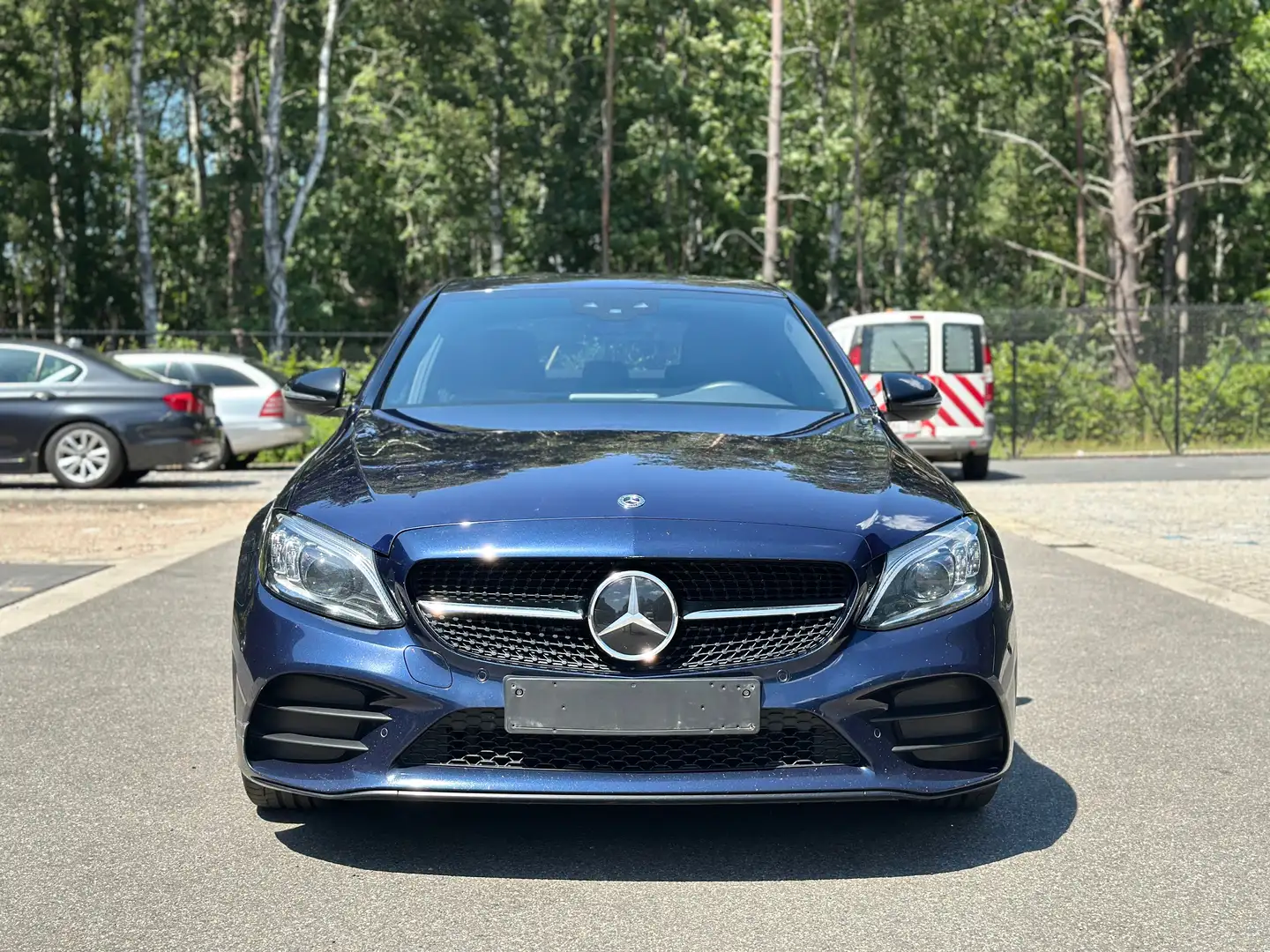 Mercedes-Benz C 220 C 220d 9G-TRONIC AMG *VIRTUAL*ACC*LANE ASSIST*AMBI Bleu - 2