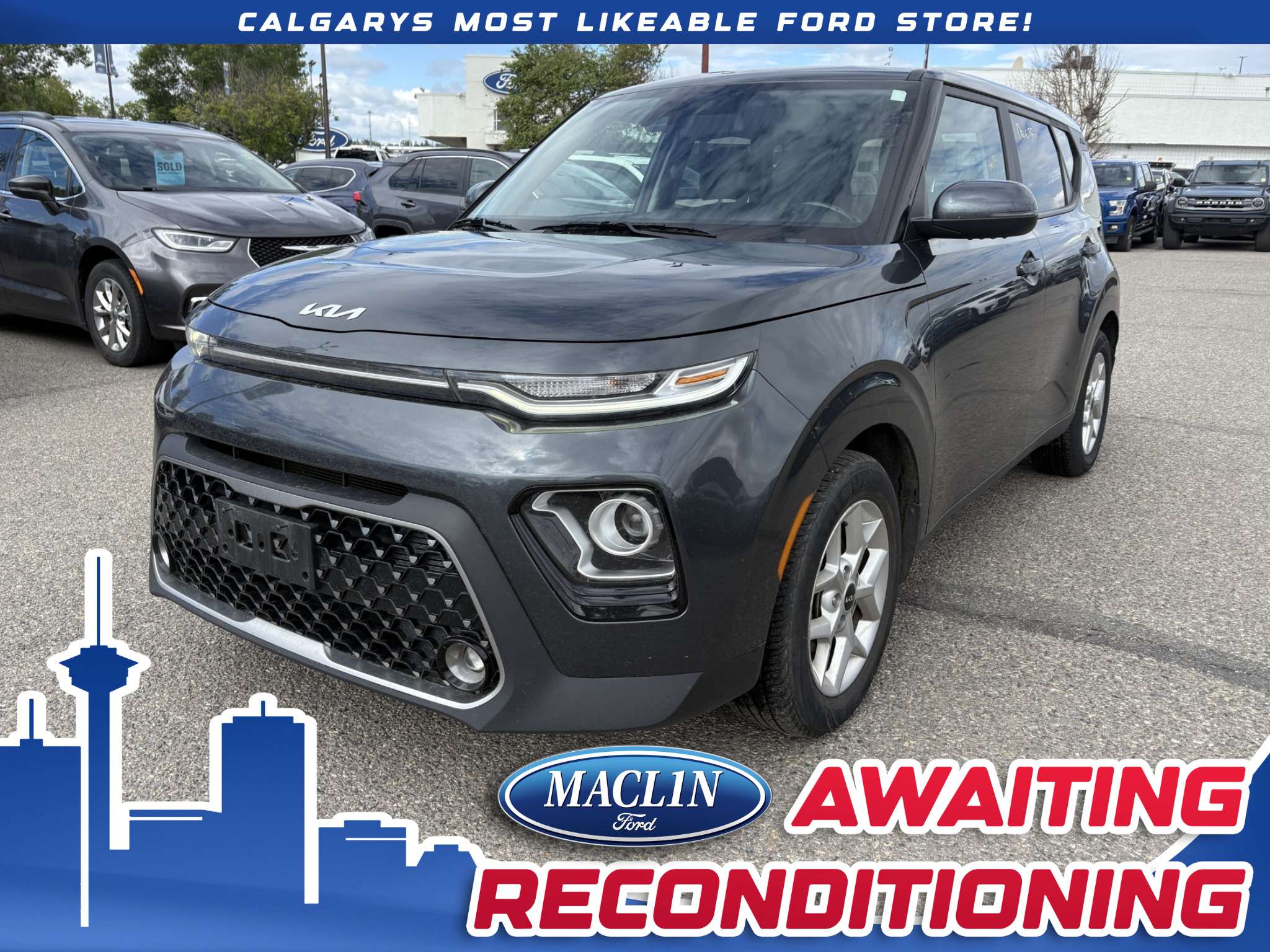 Gray 2022 Kia Soul SUV / Crossover Front-Wheel Drive Automatic