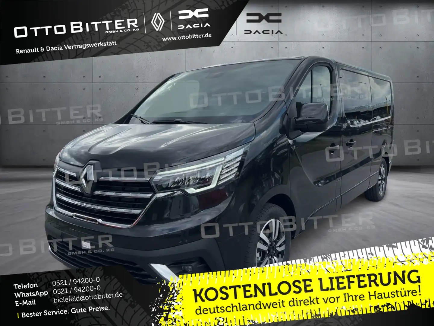 Renault Trafic Grand Spaceclass Blue dCi170 EDC L2H1 AHK Black - 1