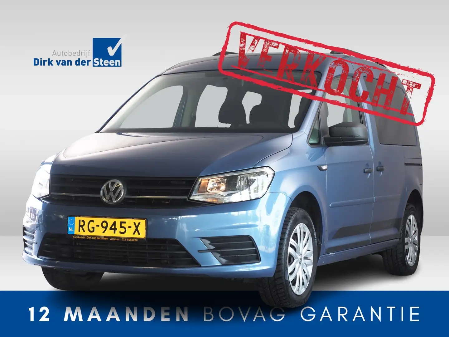 Volkswagen Caddy 1.2 TSI Trendline Blauw - 1
