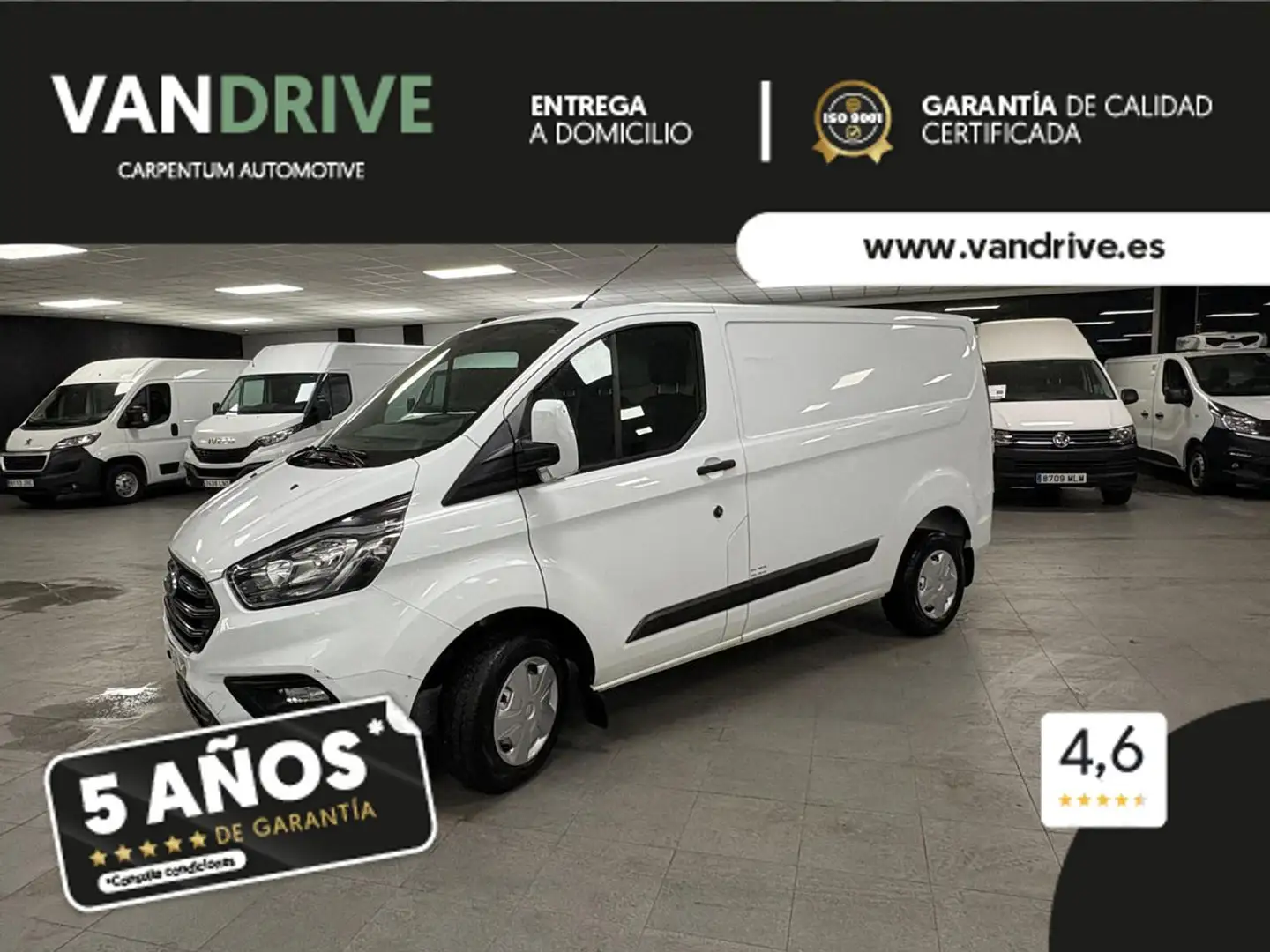 Ford Transit Custom FT 300 L2 Van DCb. Trend 130 Wit - 2