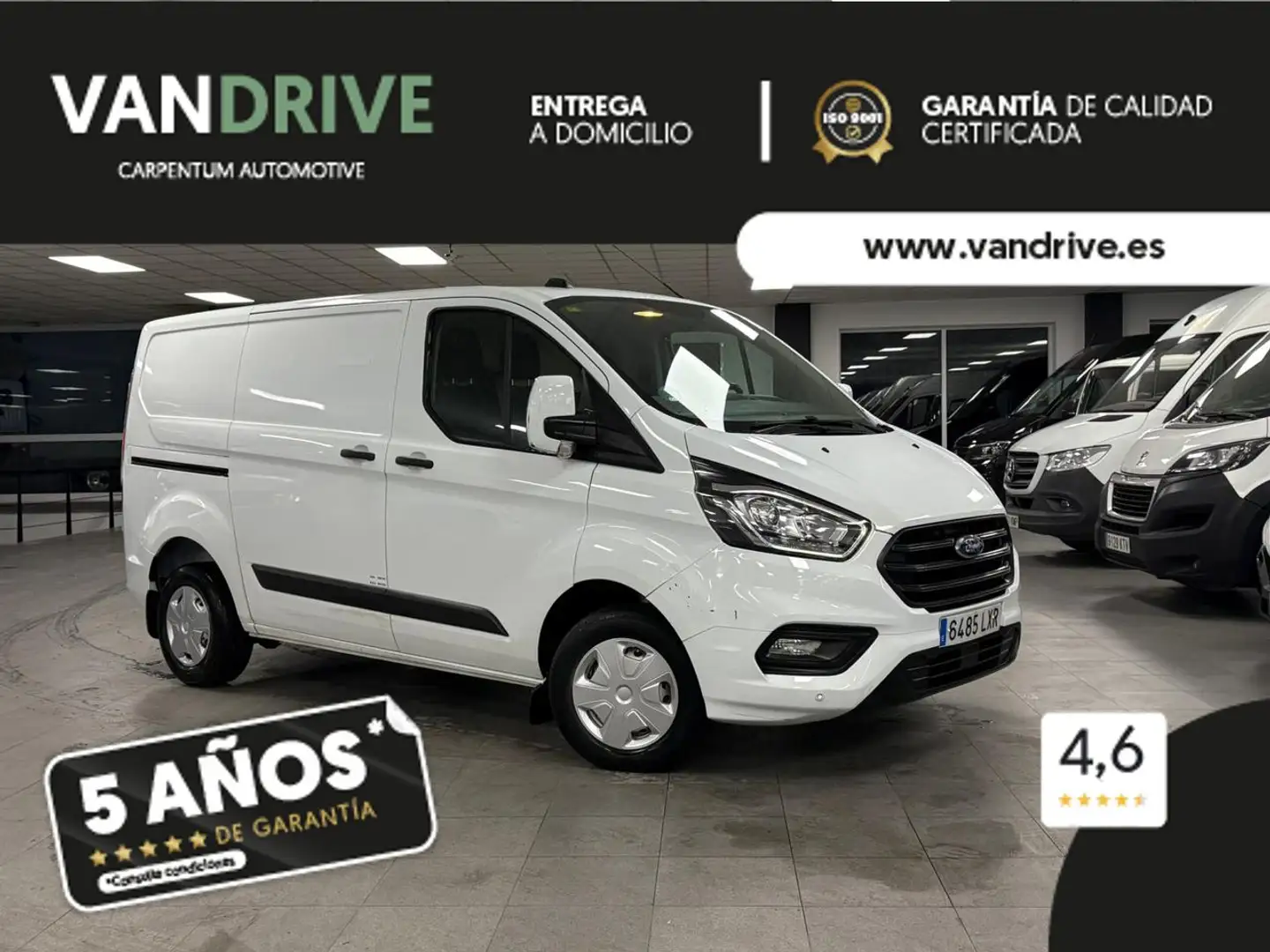 Ford Transit Custom FT 300 L2 Van DCb. Trend 130 Wit - 1