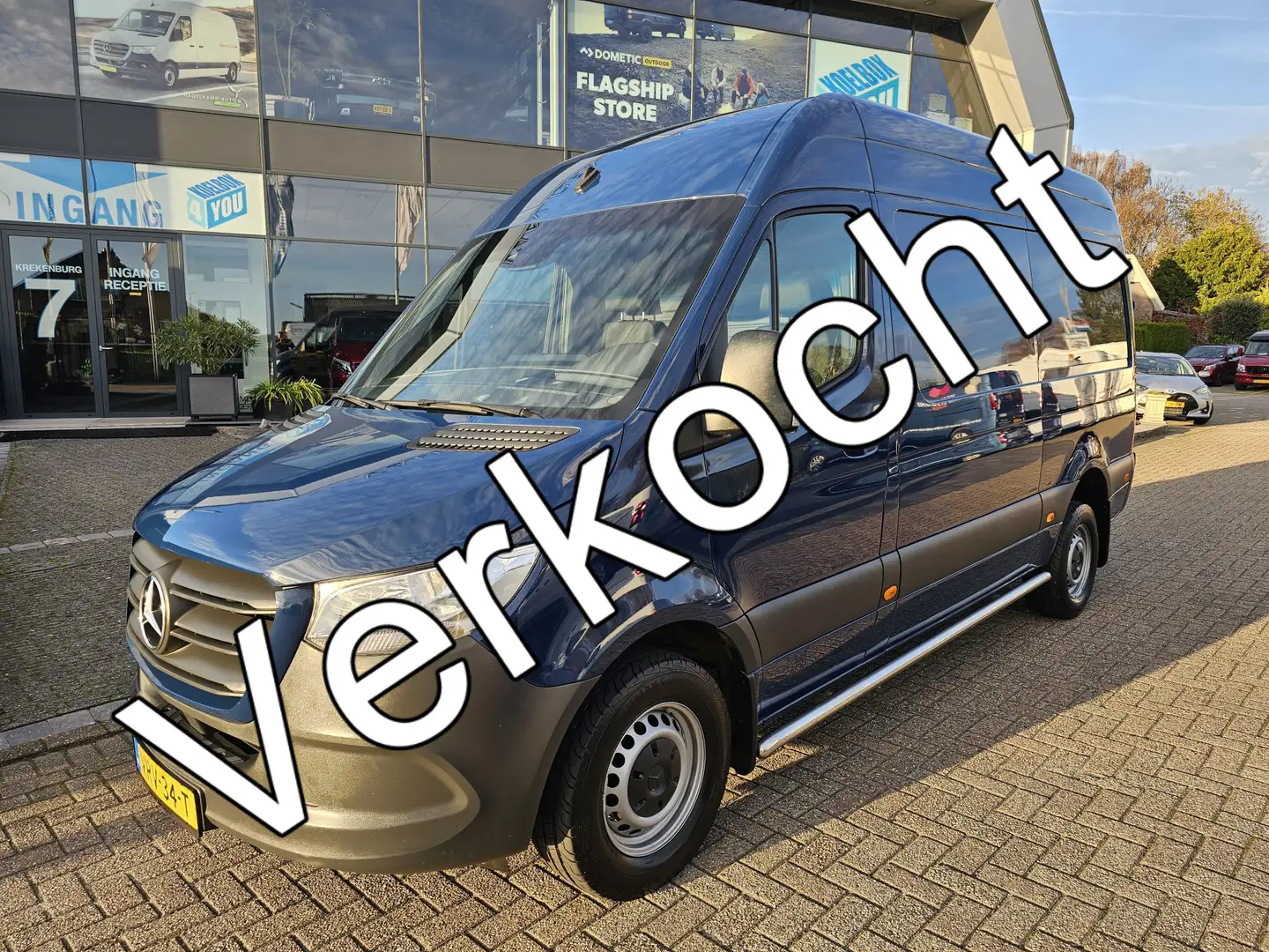 Mercedes-Benz Sprinter 317 CDI L2-H2 Automaat * Trekhaak * Cruise Control Blau - 1
