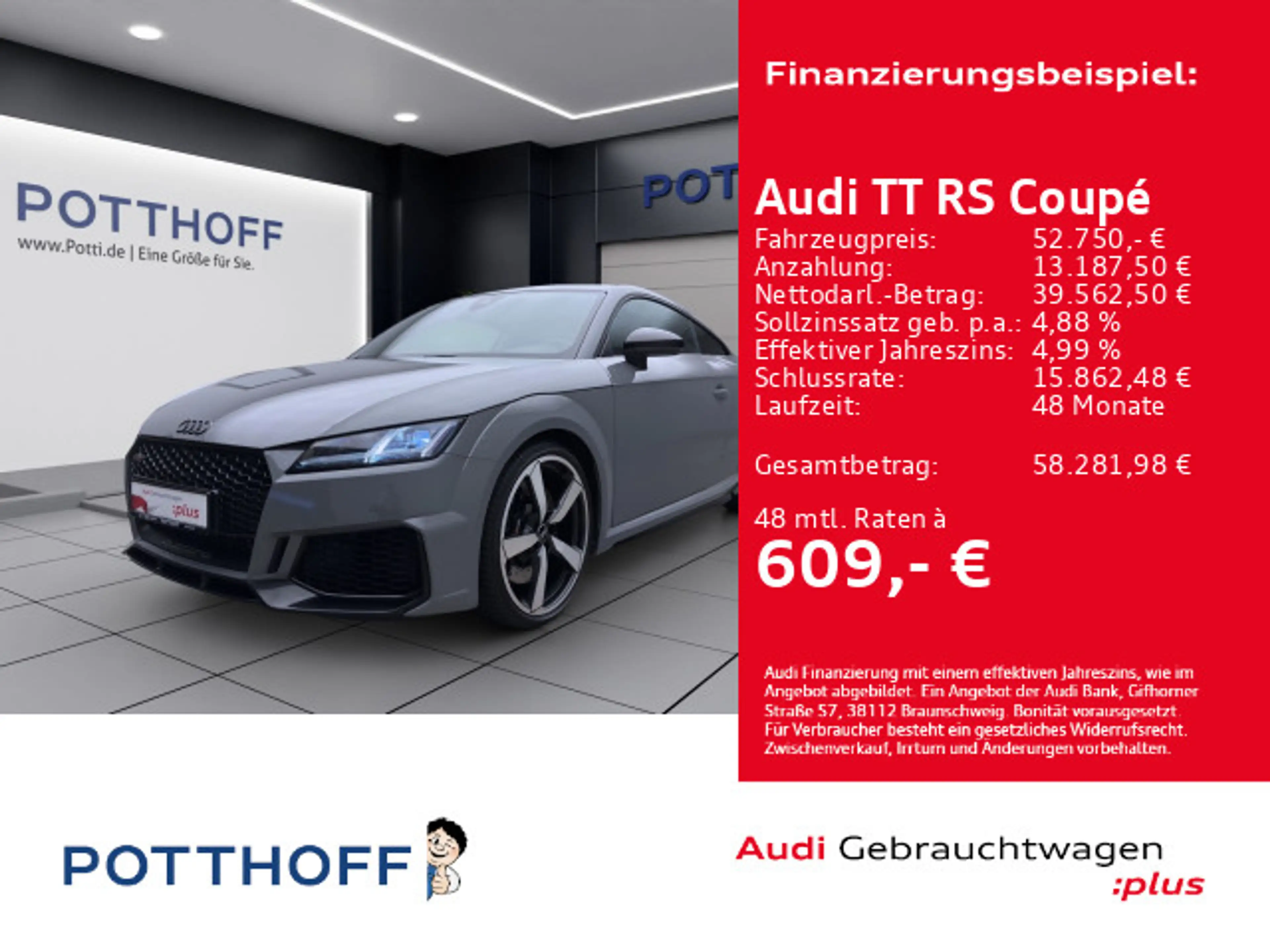 Audi TT RS Q MATRIX NAVI LM20 B&O SITZHZG