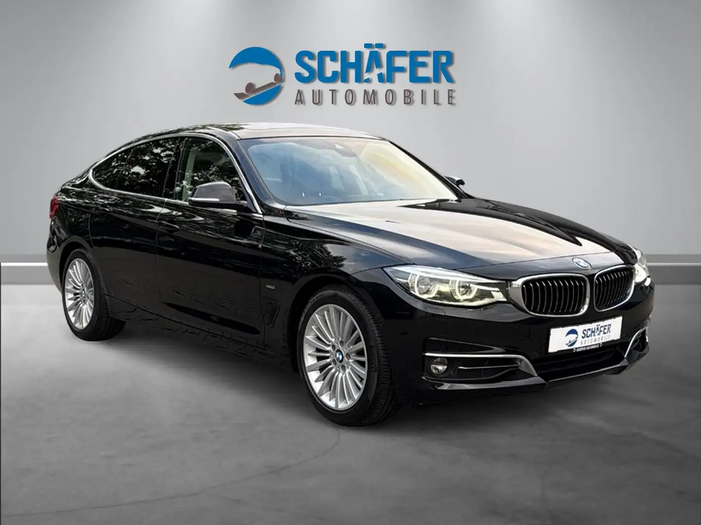 BMW 320 320d GT xDrive Luxury Line #LED #PANO #AHK #360° Noir - 2