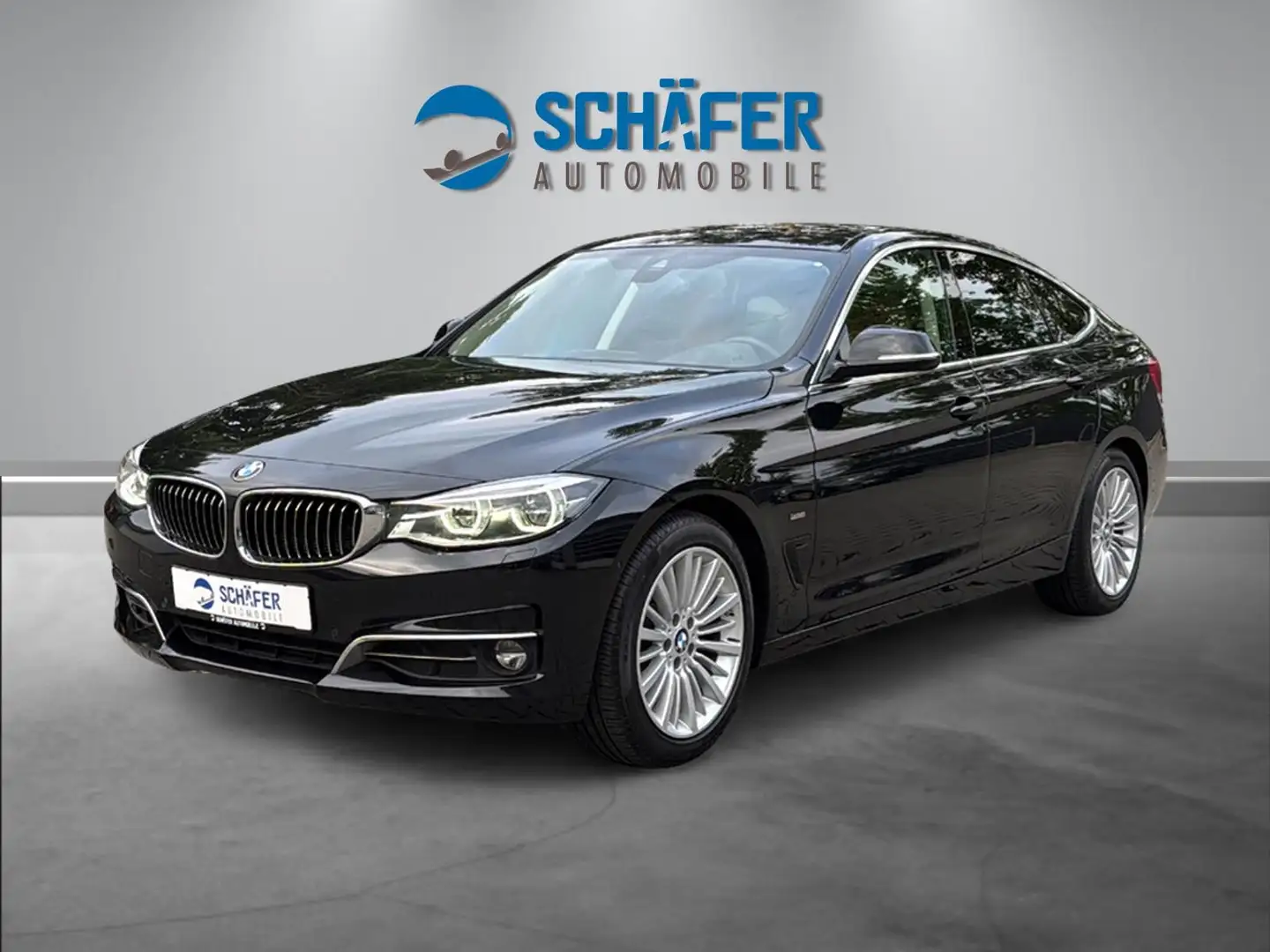 BMW 320 320d GT xDrive Luxury Line #LED #PANO #AHK #360° Noir - 1