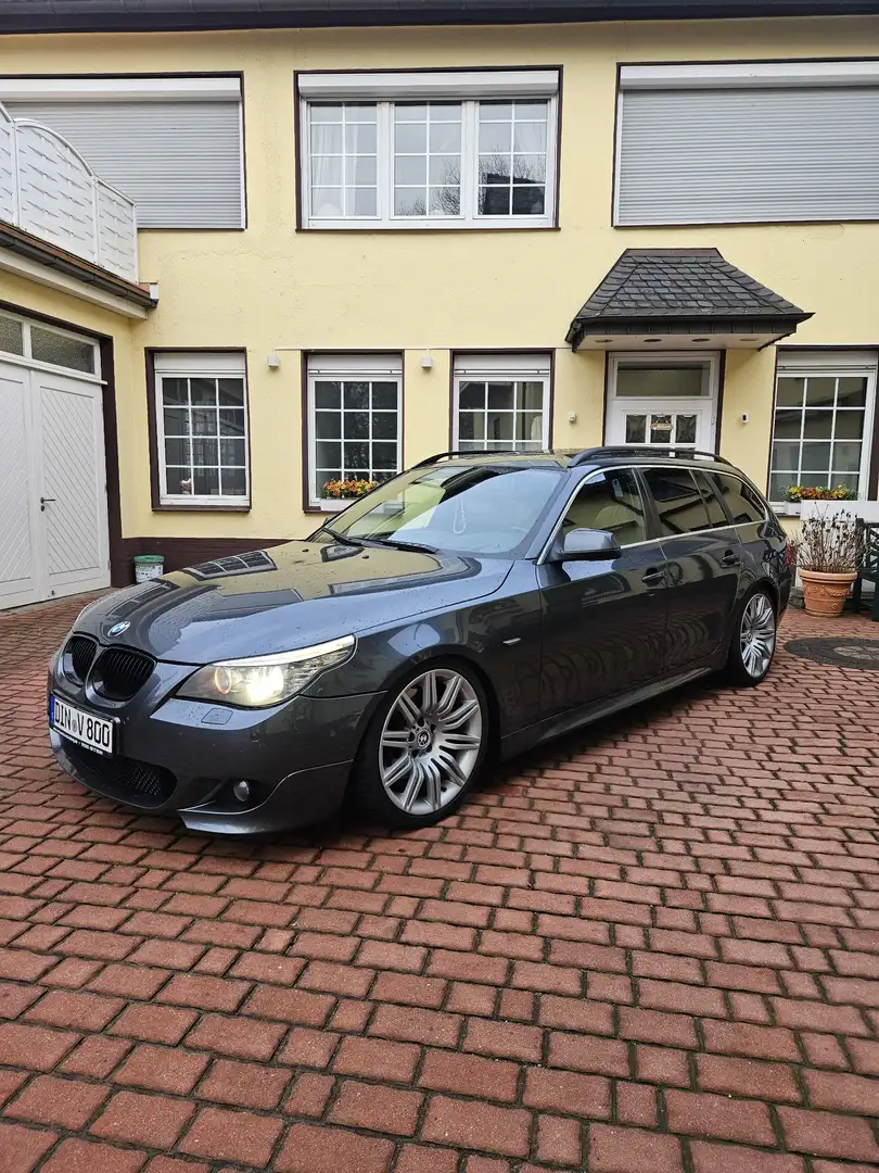 BMW 535 535d e61 LCI M-P CIC HUD ACC AHK STHZ. PANO Grau - 1