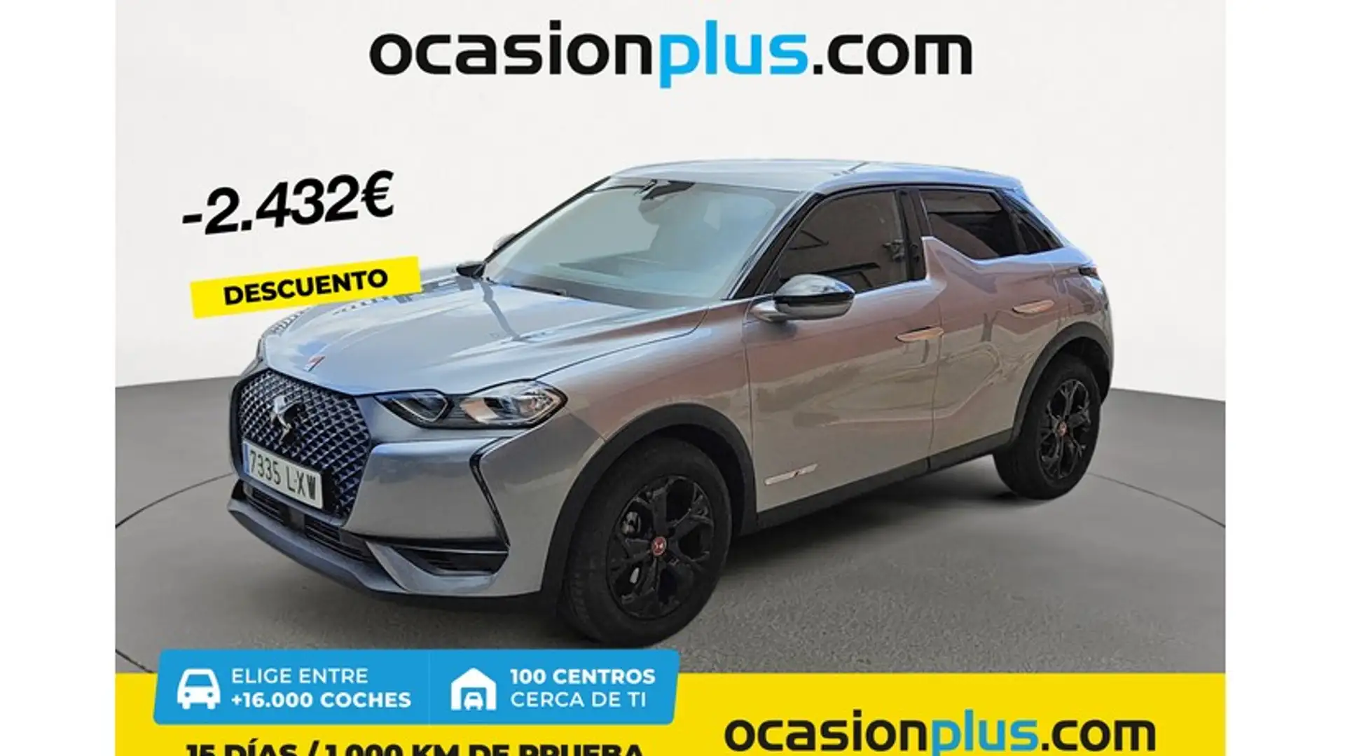 DS Automobiles DS 3 Crossback BlueHDi Performance Line 110 Gris - 1
