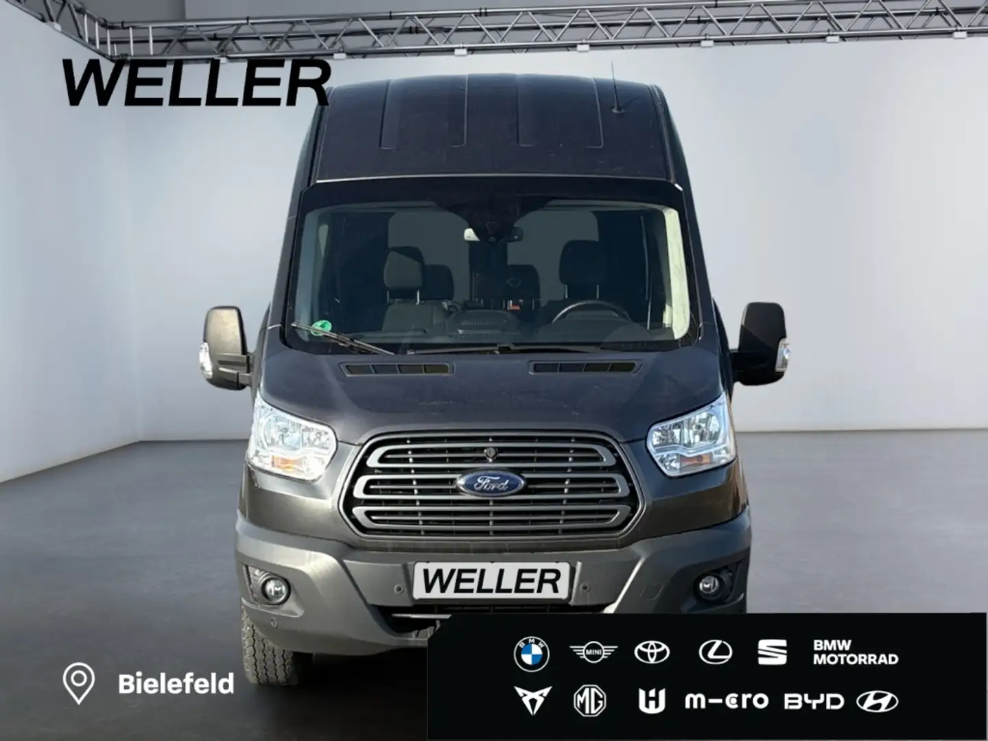 Ford Transit 350 L2H3 VA Trend *8-Sitzer*Kamera*hzb Fronts*Navi Grau - 2