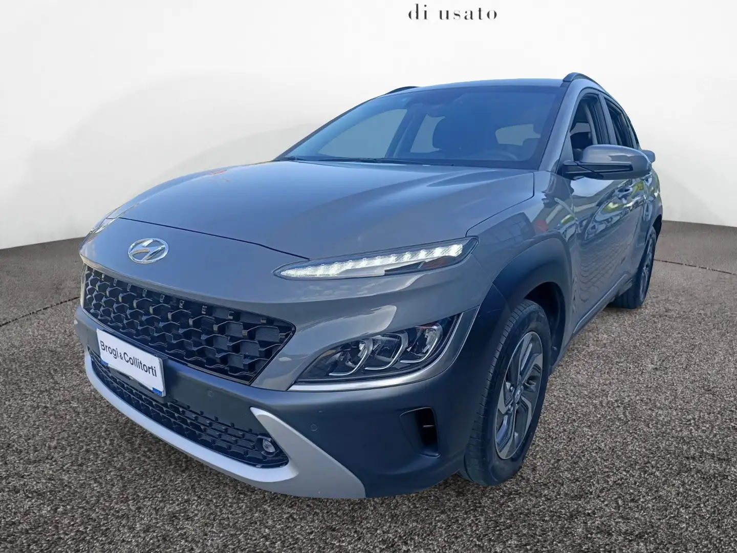 Hyundai KONA 1.6 GDi HEV 141cv XTech 2WD DCT Grigio - 2