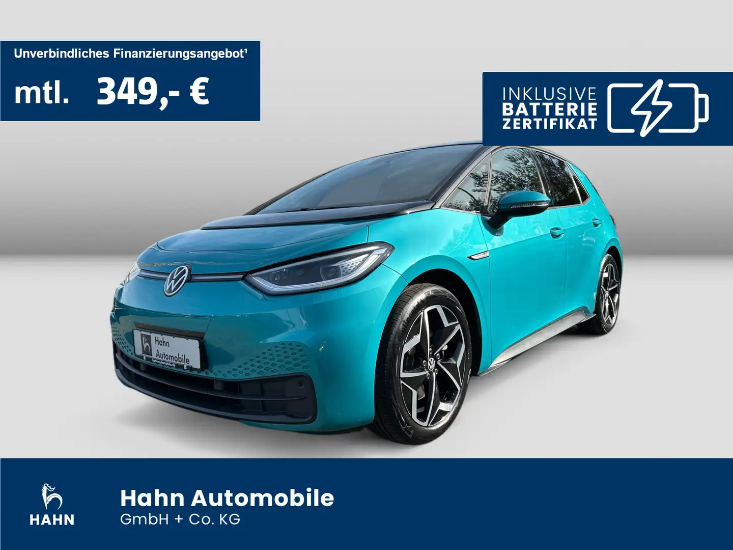 Volkswagen ID.3 Pro Performance Wärmepumpe Pano Navi Kamera Blau - 1