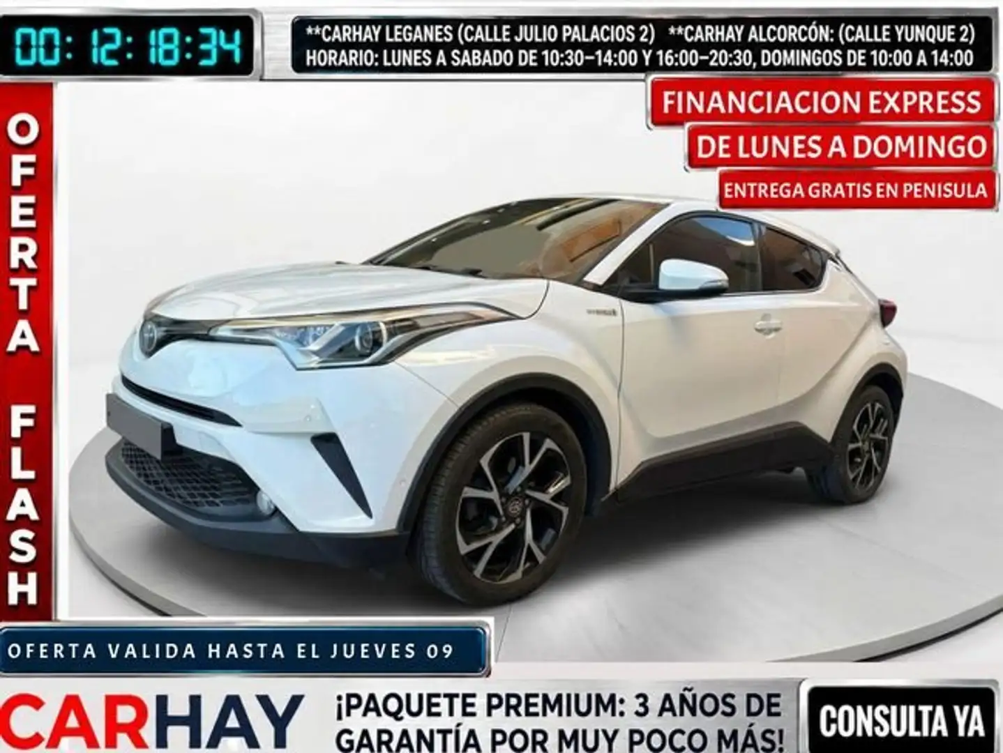 Toyota C-HR 125H Advance Blanco - 1