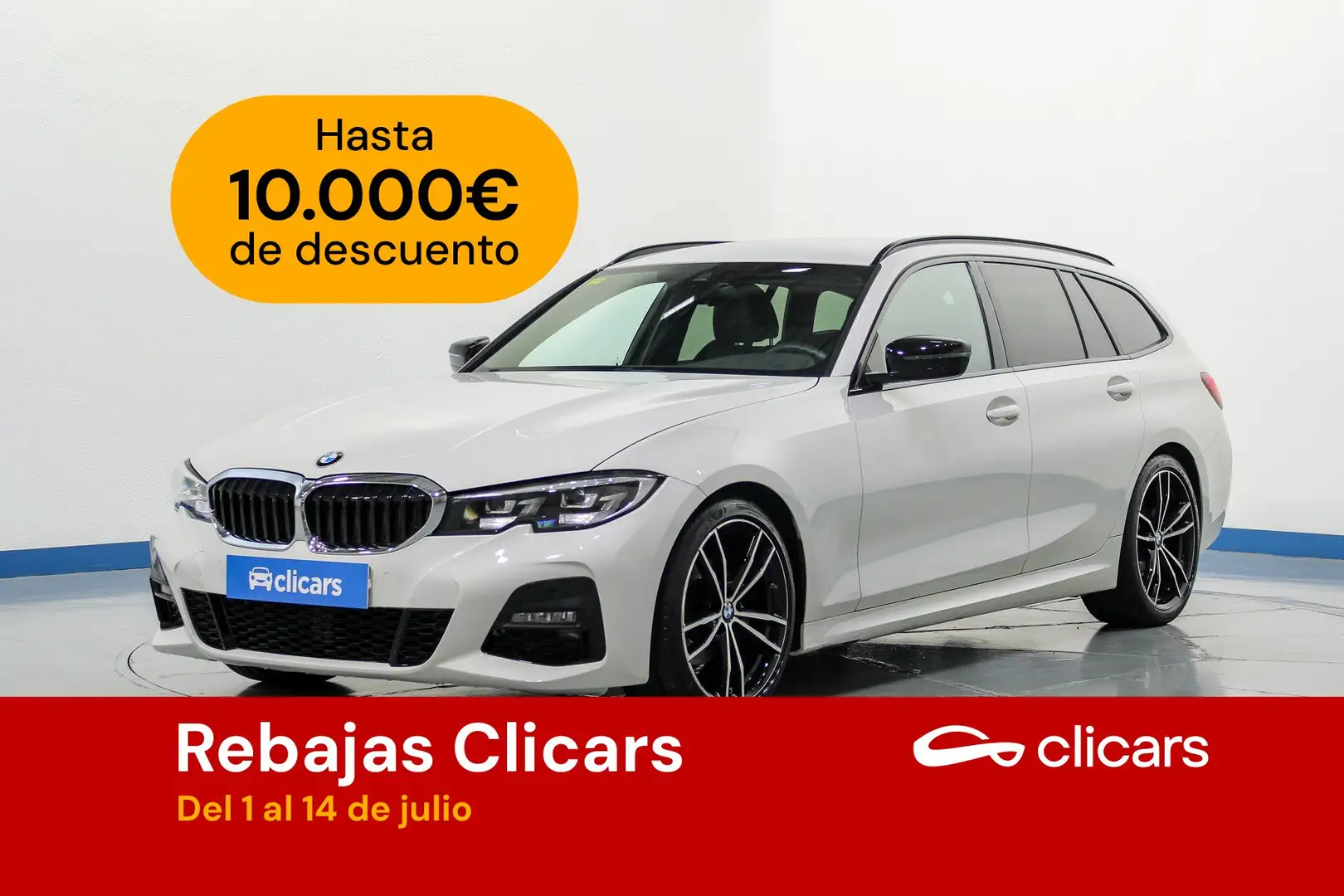BMW 320 320dA Touring Blanco - 1