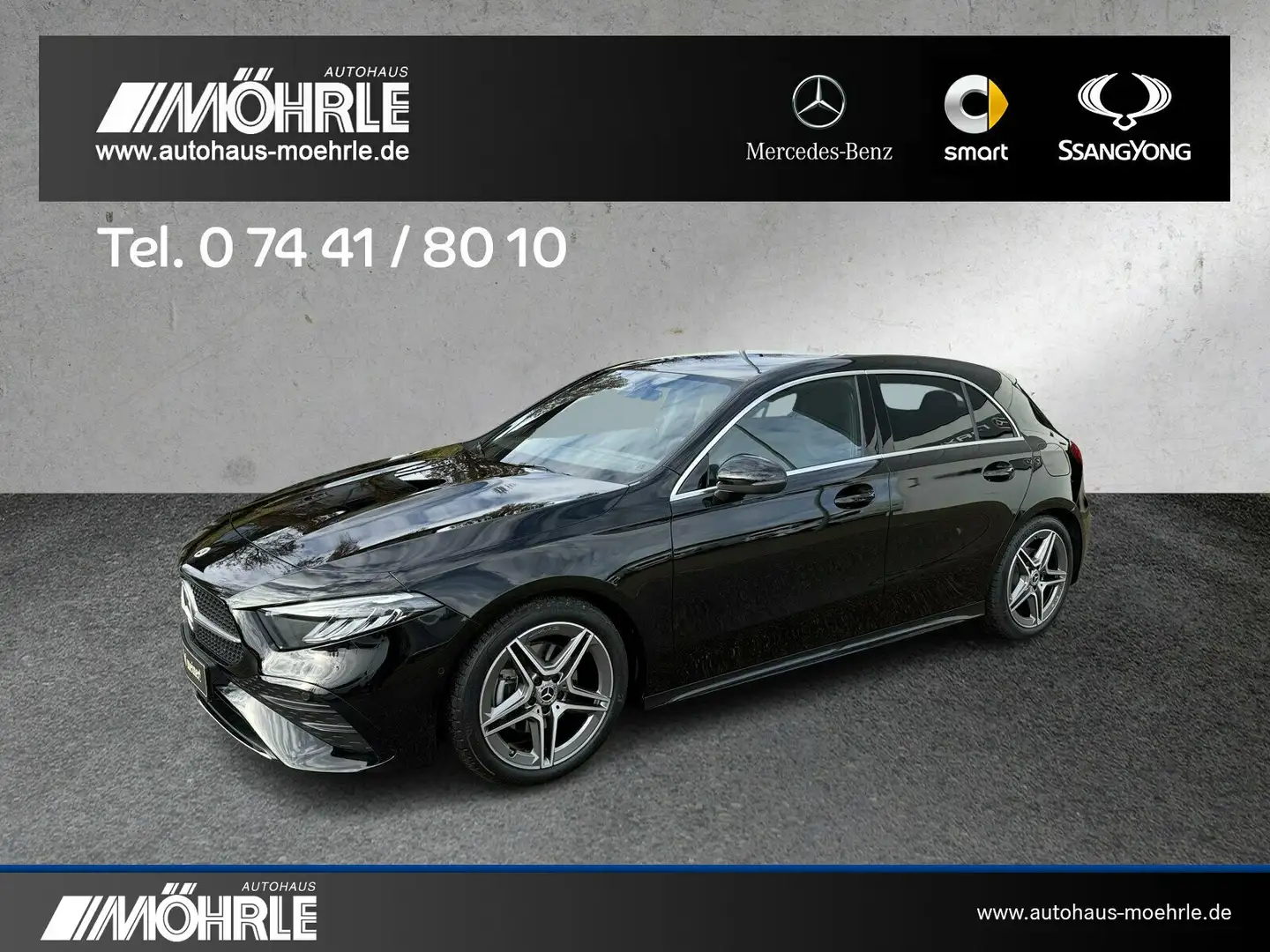 Mercedes-Benz A 180 A 180 AMG Line LED Rückfahrkamera AHK Navi PDC Schwarz - 2