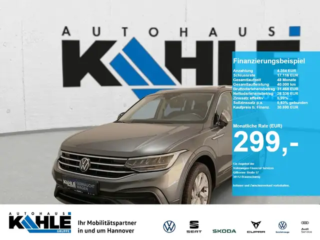 Volkswagen Tiguan Allspace 2.0 TDI DSG Life CarPlay Black