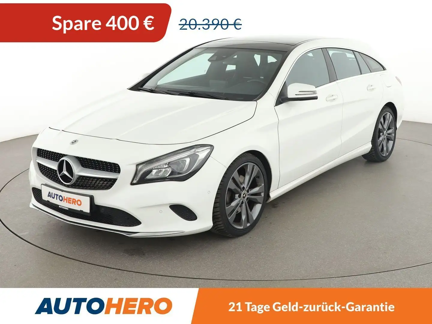 Mercedes-Benz CLA 180 180 Shooting Brake Urban Aut.*NAVI*TEMPO*LED Weiß - 1