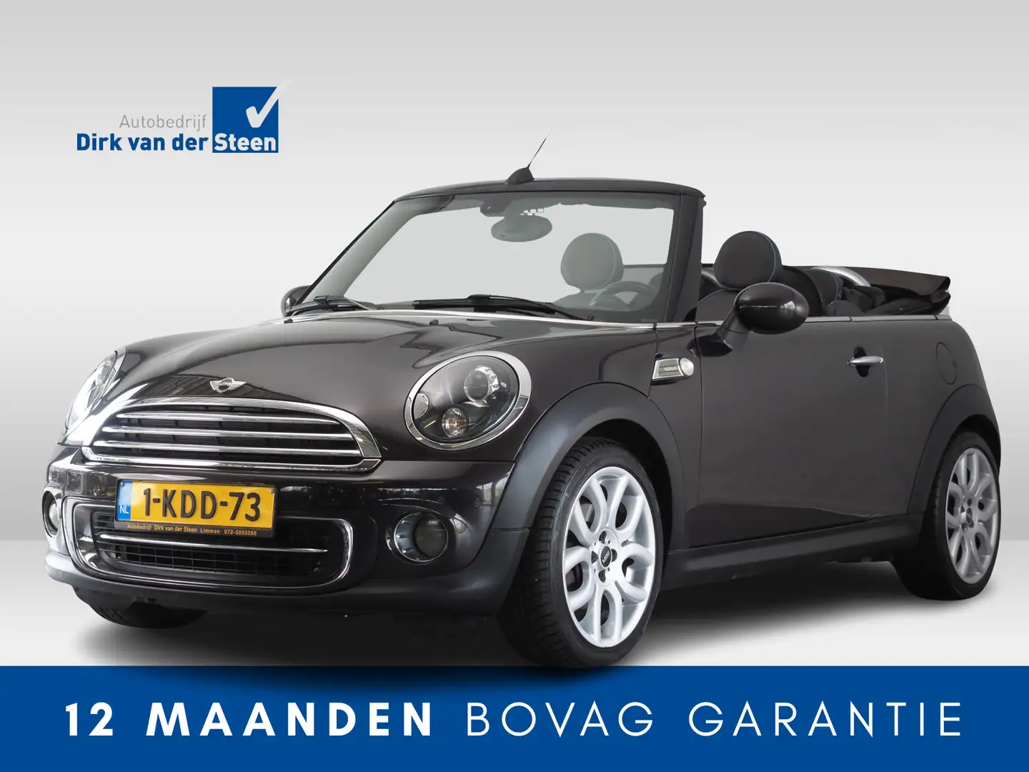 MINI Cooper Cabrio Mini 1.6 Highgate | Gloednieuwe Cabriokap! | Stoel Marrón - 1