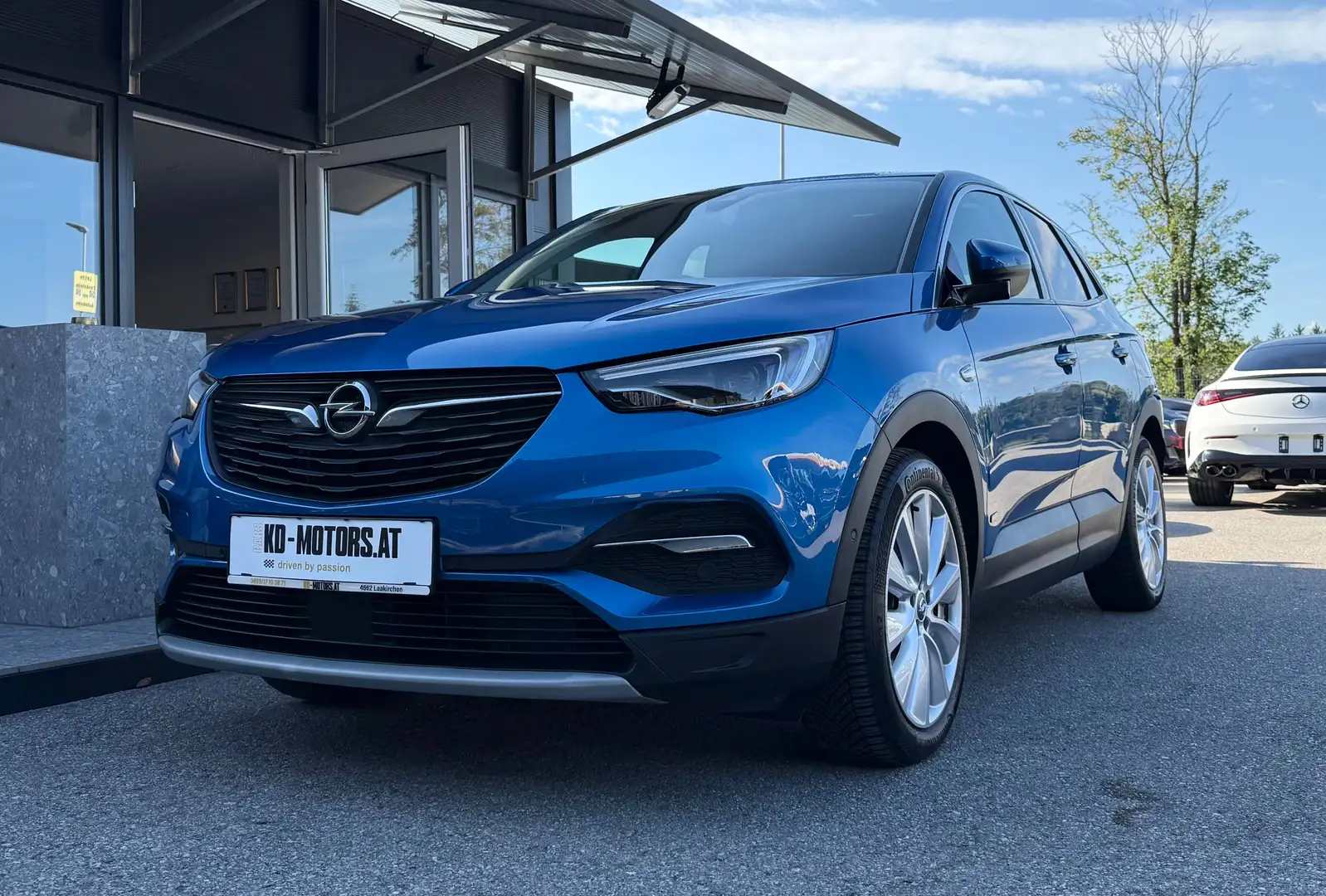 Opel Grandland X Innovation Plug-in-Hybrid 4 Aut. *Leder*RFK*Navi* Blau - 1