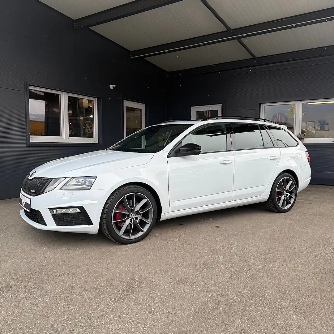 Skoda Octavia Combi RS 2,0 TDI 4x4 DSG Weiß - 2