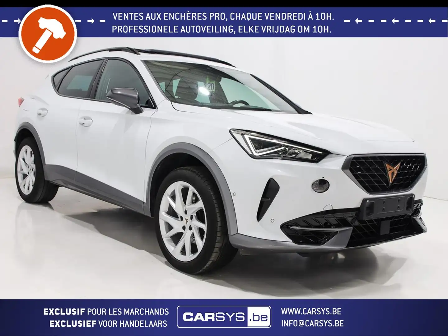 CUPRA Formentor 1.5 TSI 150 DSG PANO - LED - S.CUIR - CAM - GPS Blanc - 1